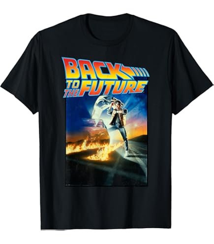 Amazon.com: Back to The Future Vintage Delorean Peel Out Graphic T