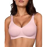 Gailife Smooth Wireless Jelly Bras for Women No Underwire Seamless Push Up Bra Full Coverage Soft Suppor Tshirt Bralettes