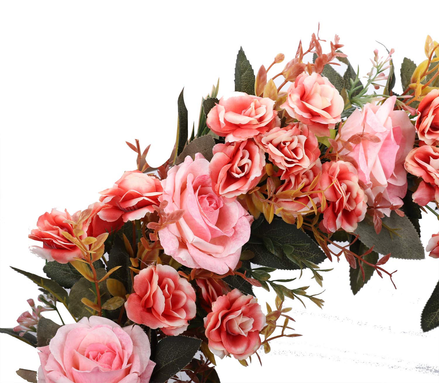 Duovlo Rose Floral Twig  Door Wreath Lavender 