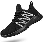 Feethit Womens Slip On Running Shoes Non Slip Walking Shoes Lightweight Gym Workout Shoes Breathable Fashion Sneakers