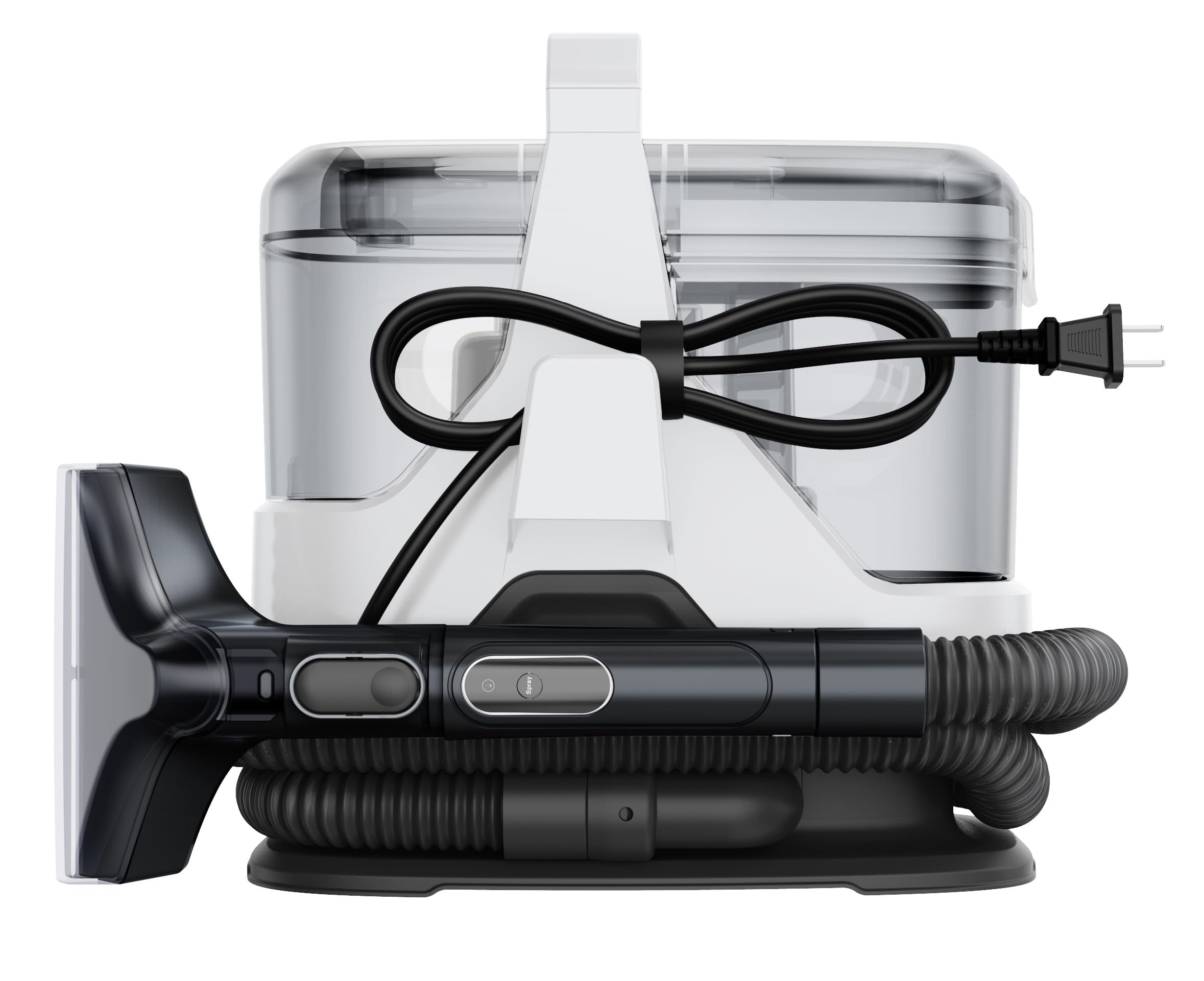 dewitt Portable Carpet and Upholstery Cleaner, Tackles Spills and Stains, Powerful Suction, with Multipurpose Tools, Compact & Lightweight, Grey