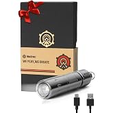 MecArmy X6 Titanium Mini Flashlight Rechargeable, EDC Small Flashlights with Quick Release Tail for Easy Access, Led Pocket Flashlight for Home Camping Outdoors, Christmas Birthday Gifts for Him Her