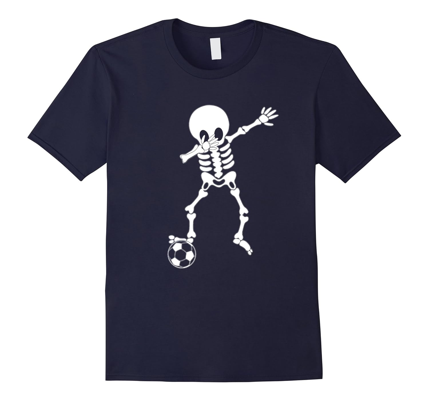 Dabbing Soccer Skeleton Shirt Halloween-ANZ