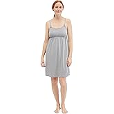 Motherhood Maternity womens Lace Trim Clip Down Nursing Nightgown & Lounge Dress for Breastfeeding