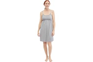 Motherhood Maternity Womens Lace Trim Clip Down Nursing Nightgown & Lounge Dress for BreastfeedingNightgown