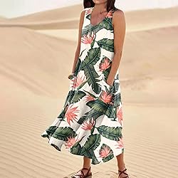 Generic Summer Dresses for Women 2024 Sleeveless