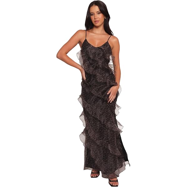 achanti pleated maxi dress - pink azalea Petal and Pup Women's Achanti Pleated Maxi Dress