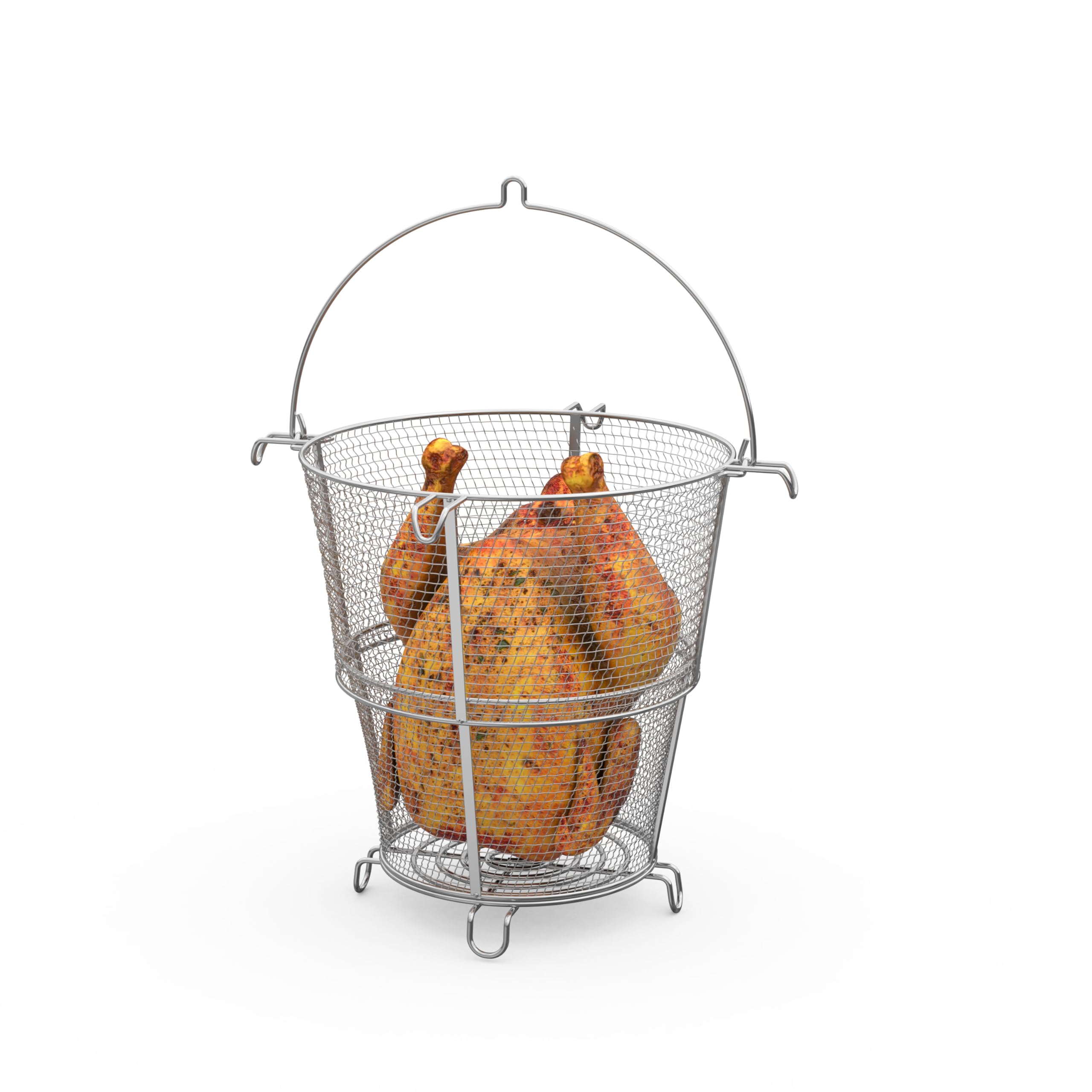 Photo 1 of 14101480 Turkey Fryer Big Easy Better Basket Replacment Parts for Char Broil Big Easy Oiless Turkey Fryer 6776791W06 17102065 6584315P06 Basket Part Accessories, Turkey Fryer Big Easy Better Basket