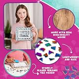 Purple Ladybug Decorate Your Own Photo Frame Mosaic Kit view 6