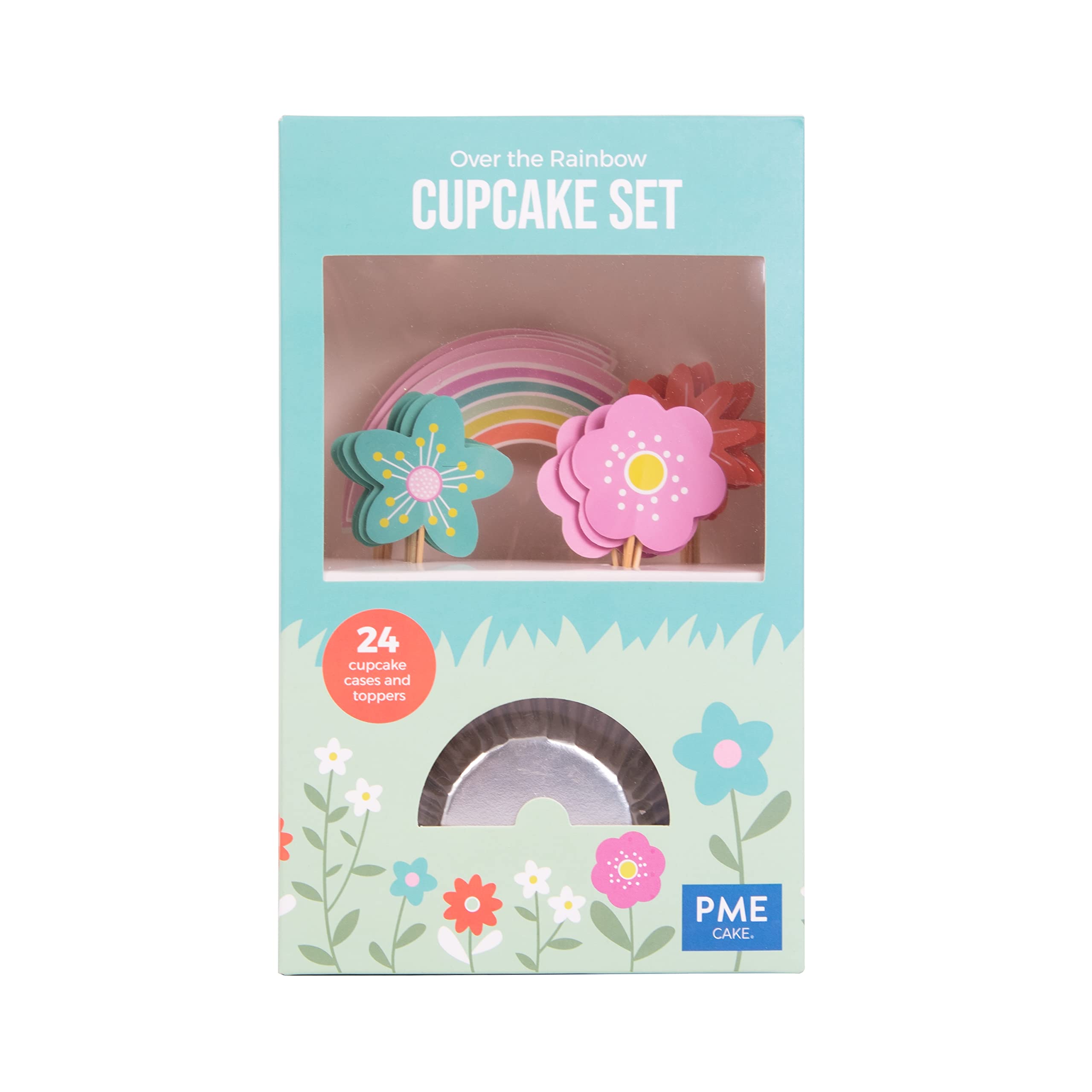 PME Cupcake Set - Over The Rainbow, Set of 24