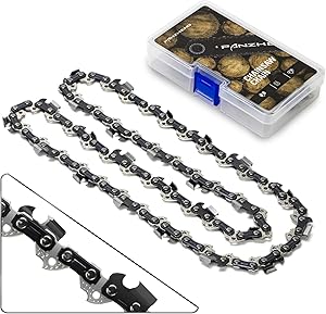 PANZHENG Chainsaw Chain for 8-Inch Bars, S33, 3/8