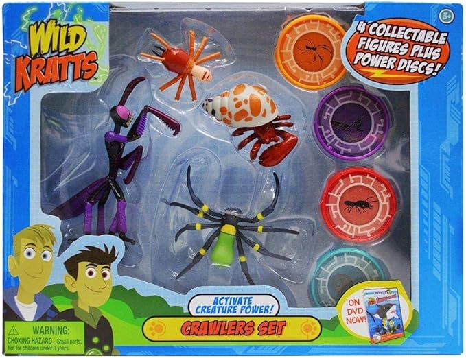 Wild Kratts Creature Power Figures Crawlers Set, Playsets Amazon Canada