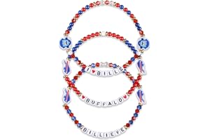FOCO Buffalo Bills NFL 3 Pack Team Friendship Bracelet