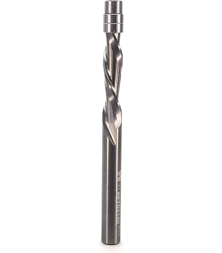 Amana Tool - 46297 Solid Carbide UltraTrim Spiral Trim 1/4 Dia x 1