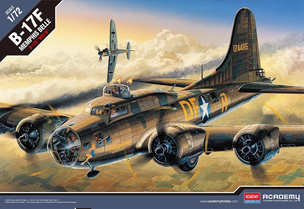 Academy 1: 72 AC12495 – B17-F Flying Fortress Memphis Belle
