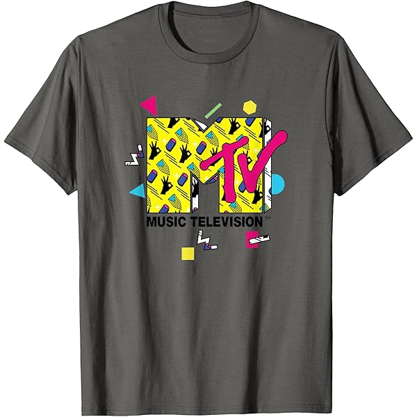 80s 企業　MTV MUSIC TELEVISION Tシャツ Amazon.com: MTV Music Television 1981 Logo T-Shirt