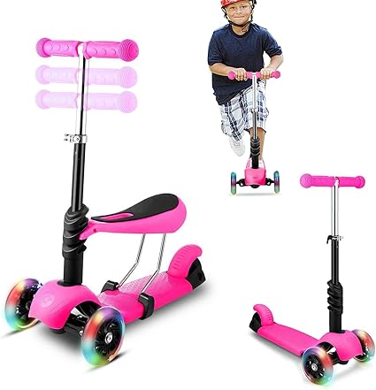 kids scooter with lights