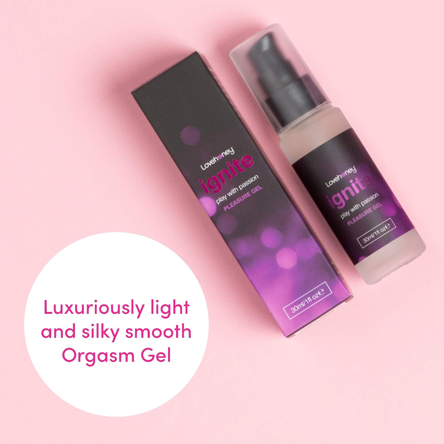 Lovehoney Ignite Water Based Lube Gel, Silky Tingle Lubricant & Licks for Men Women & Couples - Image 3