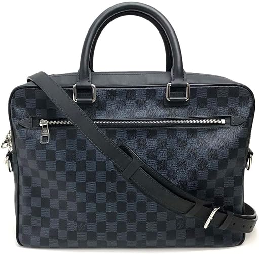 Amazon ルイヴィトン Louis Vuitton N ポルトドキュマン ビジネスバッグ ダミエ コバルト トートバッグ 2way バッグ ショルダーバッグ ビジネスバッグ メンズ 中古 ビジネスバッグ