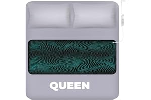 HOMELUVO Grounding Sleeping Mat for Bed - Queen Size Mattress Cover Pads (27"x60") Product Kit for Feet Sleep Rest Yoga Workout Pain Relief Balance Wellness - Earth Connected Grounded PMF Mat (Queen)