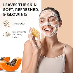 VALITIC Papaya and Turmeric Kojic Acid Soap Bar