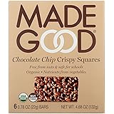 MadeGood Chocolate Chip Granola Bars, 6 Pack (36 bars); Gluten Free Oats and Delicious Chocolate Chips; Contains Nutrients of