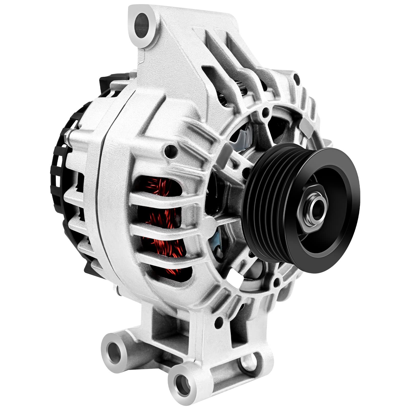 Photo 1 of AUPCS Alternator 100 Amp/12 Volt Compatible with Chevrolet Colorado 2.8L/3.5L 2004-2006 for Isuzu i-280 2.8L 2006 for Isuzu i-350 3.5L 2006-11047 AVA0064 SG10S039