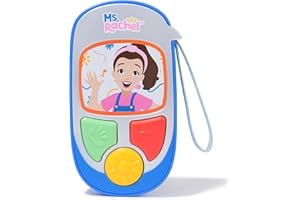 Ms. Rachel Official Electronic Talk with Me Learning Phone with Conversational Phrases, Educational Toys & Toddler Toys for G