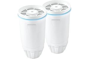 Water Filters Replacement for Zero Water Pitchers and Dispenser, 0 TDS Premium Filtration, Reduce Lead/Chromium/PFOA/PFOS - Improve Tap Water Taste (Pack of 2 by TOMOON)