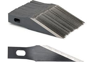 EHDIS Lot de 50 lames de rechange pour couteaux artisanaux - 11 lames pour loisirs créatifs, scrapbooking, pochoir