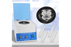 Dawot 100ml x 4 Electric Lab Centrifuge Machine Benchtop Centrifuga 4000rpm w/Timer & Speed Control Centrifugadora De Plasma for Plasma PRP Blood PRP, 110V 60Hz