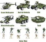 Singer's Toy 18 Pack Military Vehicles & Soldiers Die-cast Alloy Metal Army Toy view 5