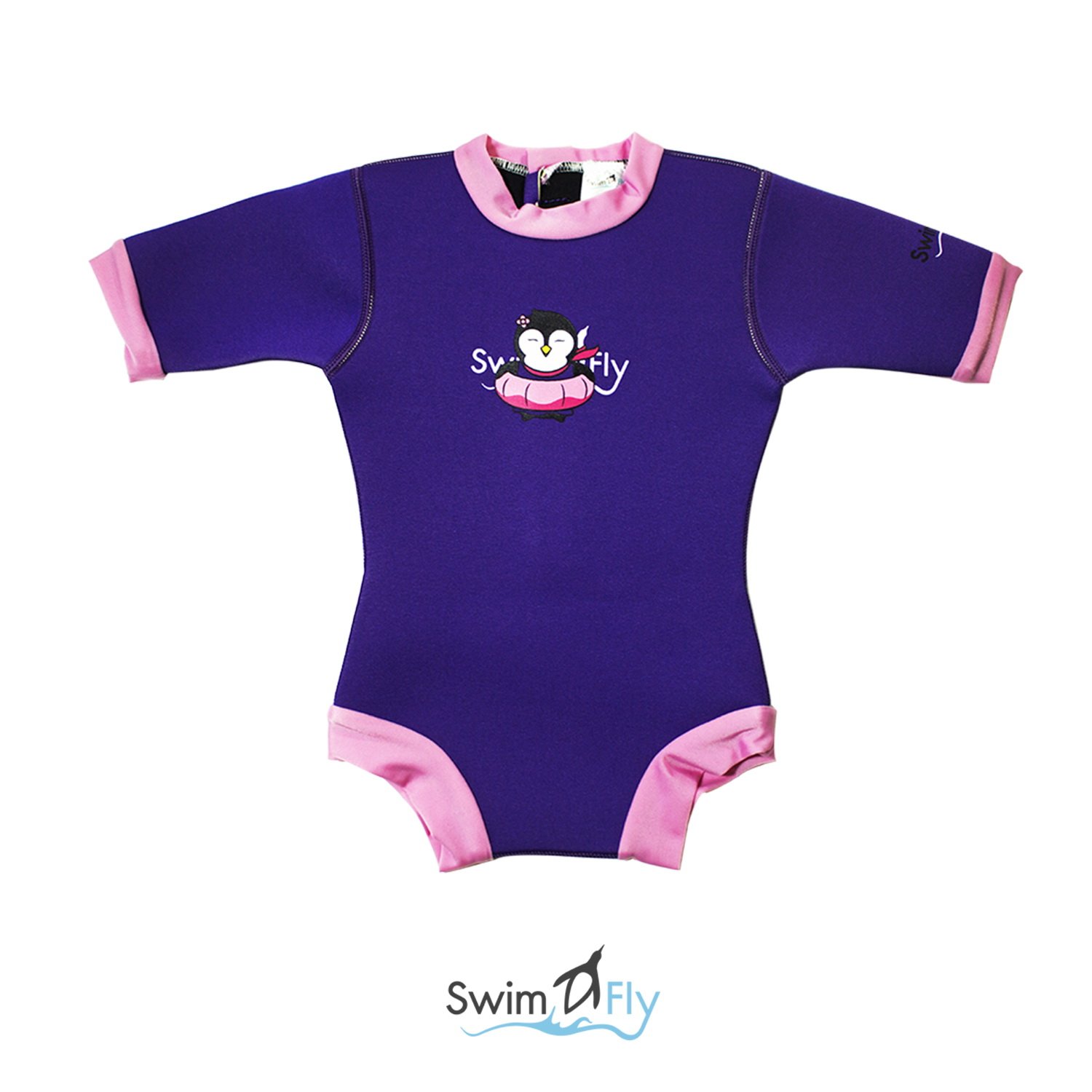 パープル 15 4 50 B07c84p58p パープル Ib Swimfly用おむつと赤ちゃんウェットスーツupf 赤ちゃん重量6 6 ウェットスーツ 通販 人気