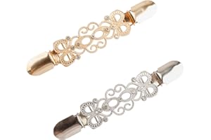 DEALOCO Dress Clips Back Cinch,2 Pieces Cinch Clip, Sweater Shirt Clips, Shawl Clips for Women, Waist Cincher Clip Clothing Cinch Clip