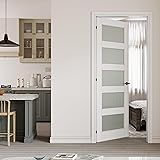 CRUTOP 36" x 80" Prehung Door 5-Lite Tempered