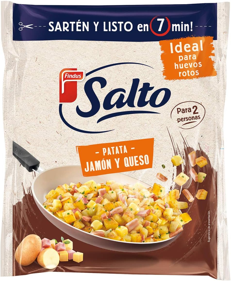 Findus, Salteado Patata Jamón y Queso - 400 gr.: Amazon.es ...