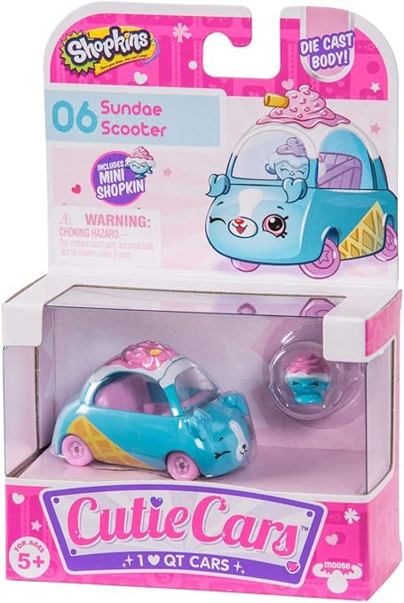 Lot Of 6 New Shopkins Cutie Cars Color Change Series Brand New Sealed Case Tv Movie Character Toys Toys Hobbies