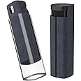 Screen Cleaner Kit, BoYata 3-in-1 Touchscreen Mist Cleaner Spray Bottle & Microfiber Cloth, Portable Reusable Fingerprint-Proof Spray Bottle Tool for Phone/Laptop/Tablet/Monitor/Screens (Dark Grey)
