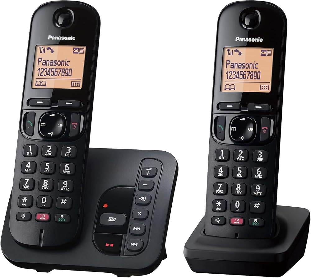 Panasonic KX-TGC262EB Digital Cordless Phone Twin Handset Nuisance Call Block