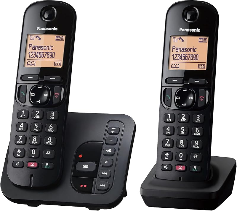 Panasonic KX-TGC262EB Digital Cordless Phone Twin Handset Nuisance Call Block