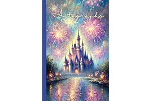 Castle Autograph and Picture Book for Girls: Hardcover Notepad for Signatures and Photos of Princesses and Characters at Theme Park Vacations. Blank Pad with Hard Cover.