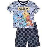 Pokemon Little/Big Boys' Pajama Short Set