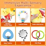 Funsland Pram Toys for Babies 0-6 Months Clip On Car Seat Stroller view 3