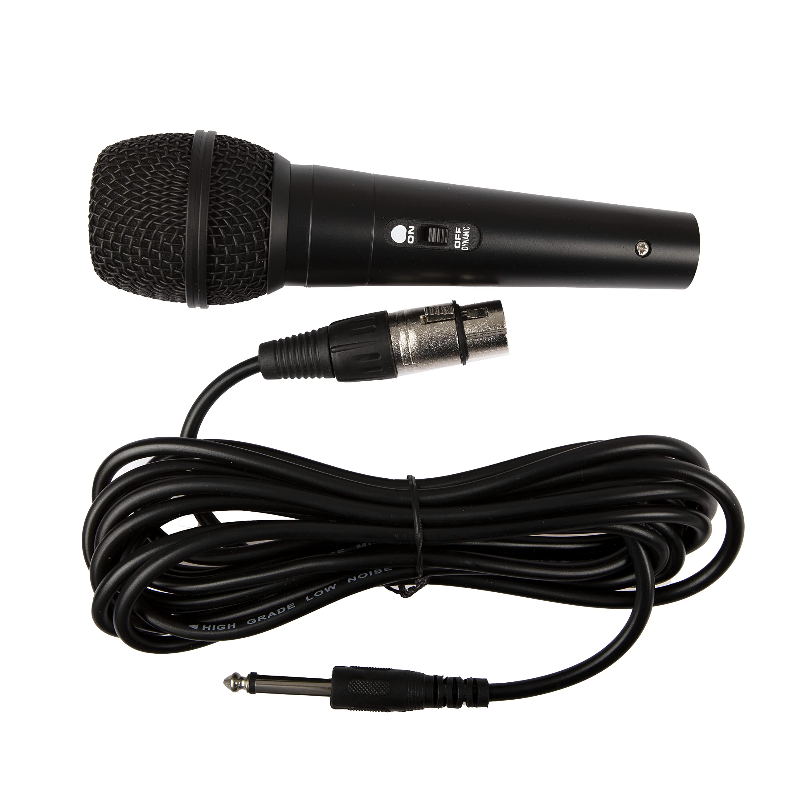 Pulse PLS00545 Dynamic Vocal Handheld Microphone,Black