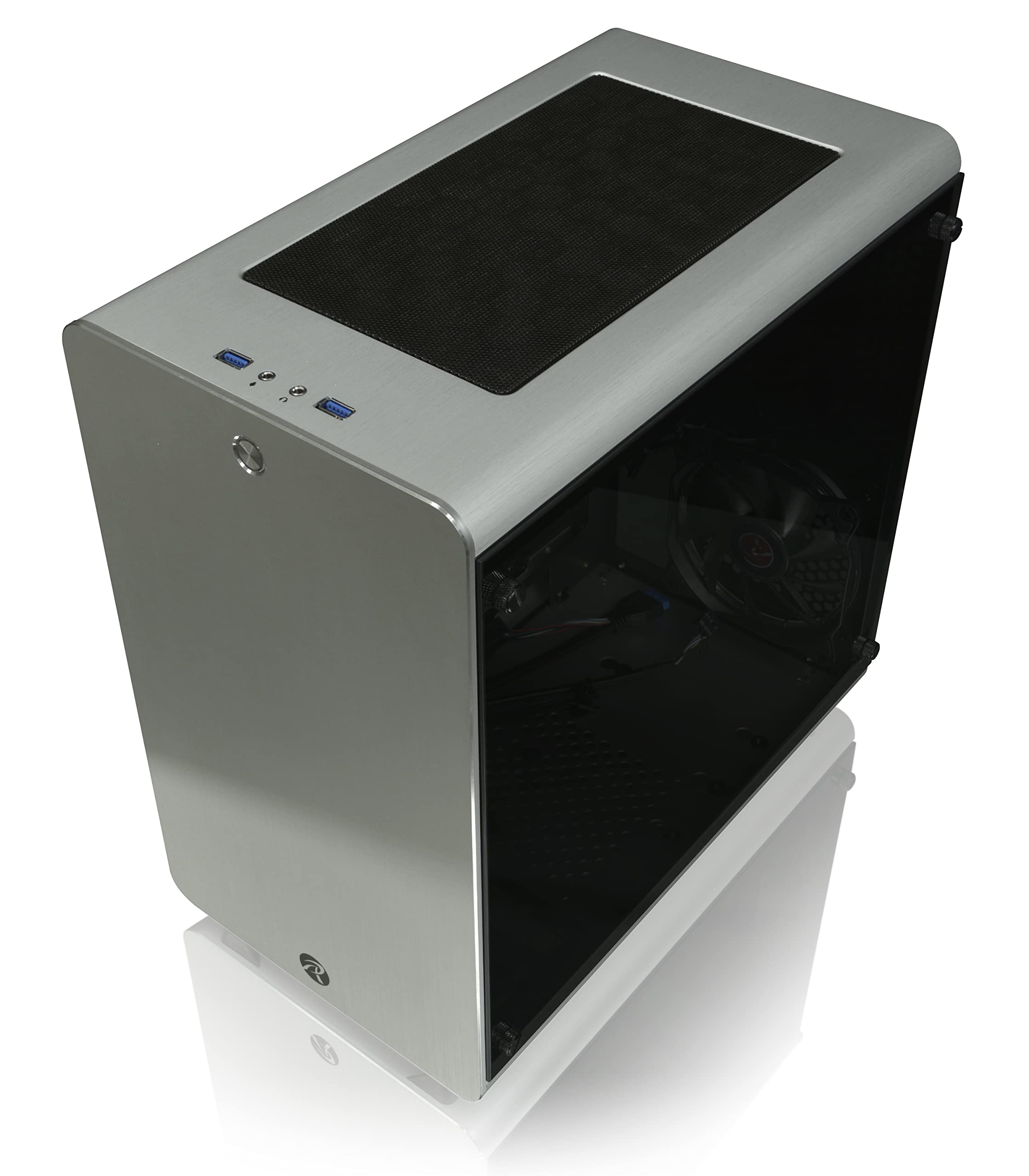 Raijintek Compatible with THETIS Midi-Tower - Silber Window