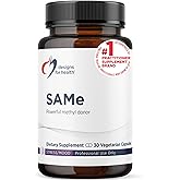 Designs for Health Same Capsules with B6, B12 + 5-MTHF - 200mg S-Adenosylmethionine Supplement with 5-MTHF (Folate) + Vitamin B12 - Non-GMO + Gluten-Free (30 Capsules)