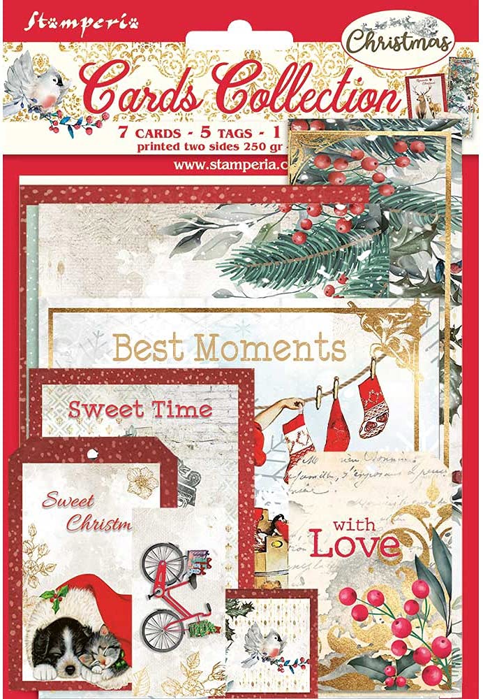 Stamperia - Cards Collection - Romantic Christmas