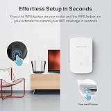 MERCUSYS ME10 N300 WiFi Extender UK Plug One-Touch Setup Ethernet Port view 4