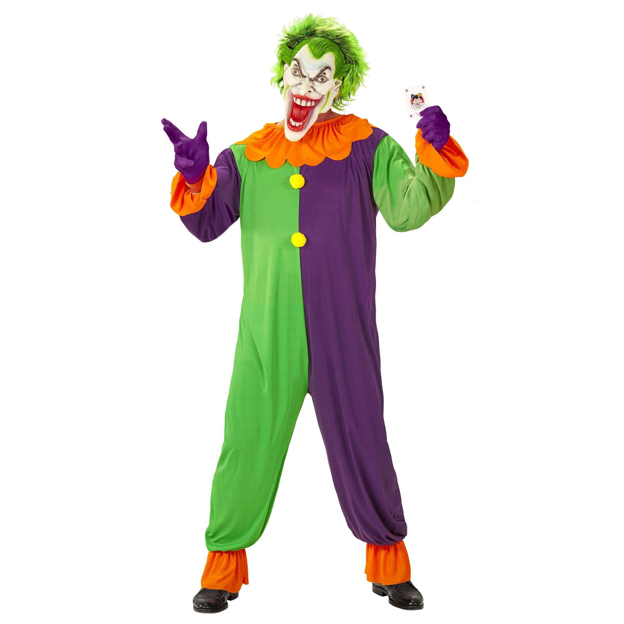 Widmann wdm07313 ? Evil Joker Costume, Purple, Large