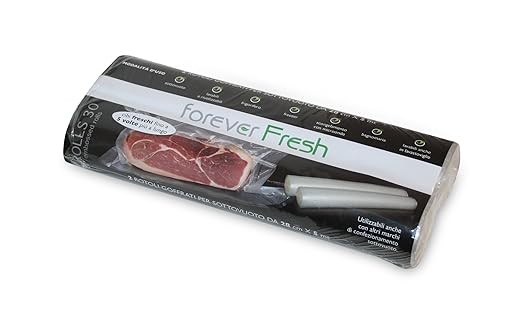 title=MACOM Forever Fresh 704 Rotoli Goffrati per la Conservazione Sottovuoto dei Cibi